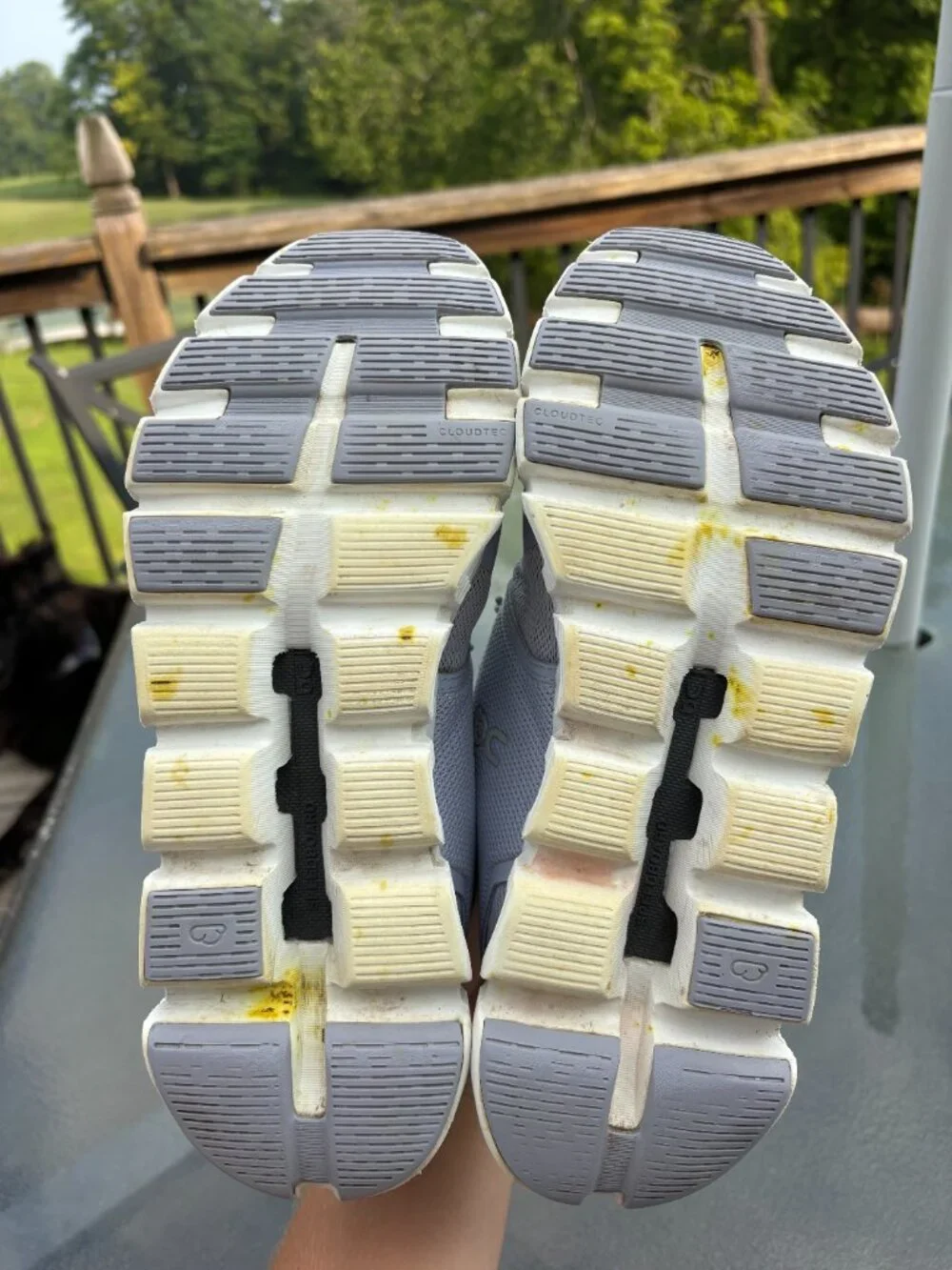 On Cloud Running/Walking Sneakers Cobble Surf Women’s 9 Swiss Engineered Grey